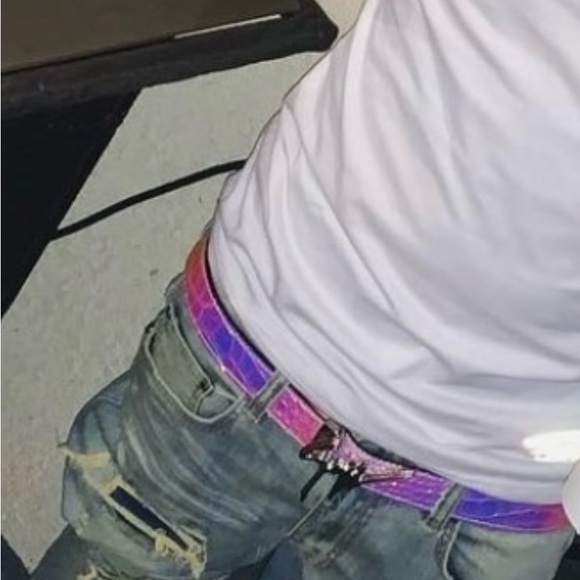 Giuseppe Zanotti Belt (Crocodile print) 1 of 1 - Picture 2 of 9